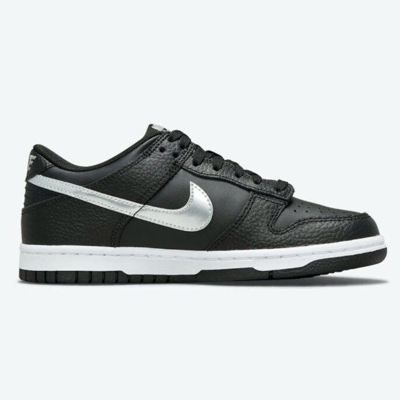 🖤[NEW] NIKE DUNK LOW NBA 75TH ANNIVERSARY SPURS GRADE SCHOOL SIZE 7Y SNEAKERS🖤 - Picture 4 of 15